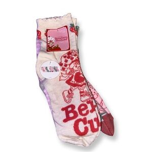NWT Strawberry Shortcake 8 pair Sock Bundle